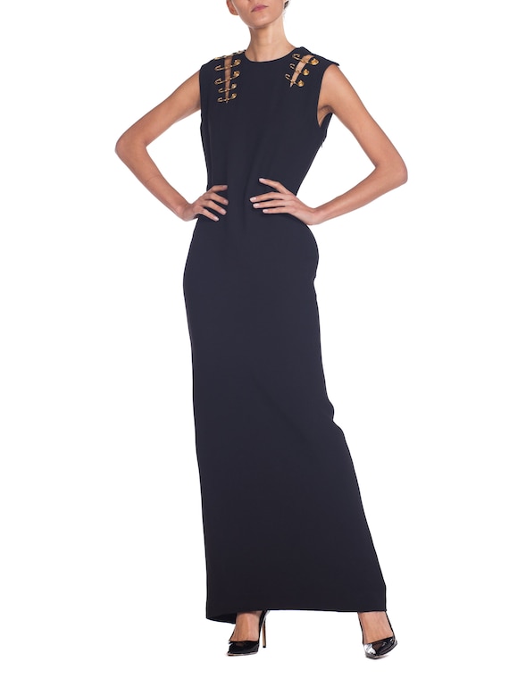 versace black gown