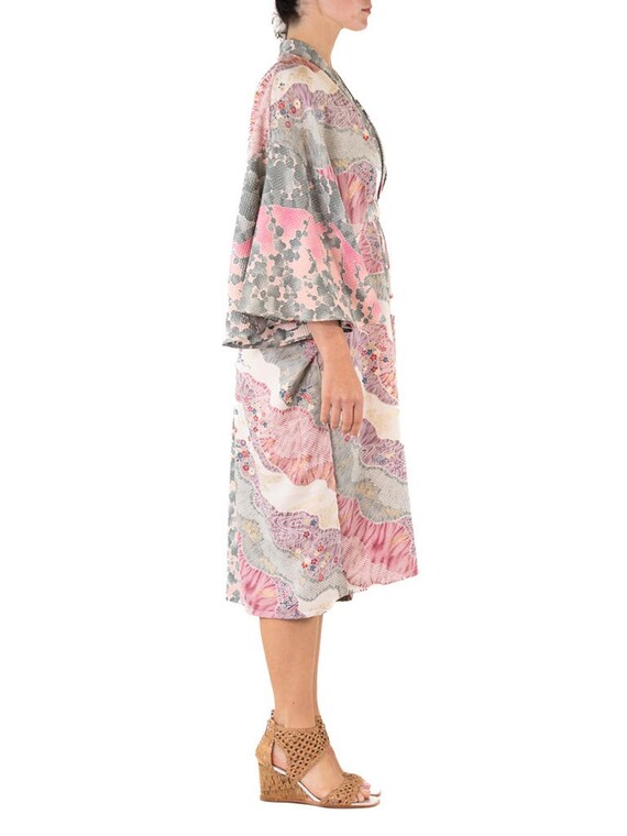 MORPHEW COLLECTION Dusty Purple Floral Print Japa… - image 3