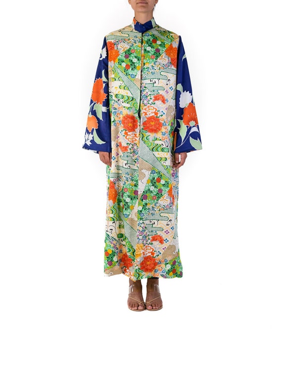 MORPHEW COLLECTION Japanese Kimono Silk Long Dust… - image 2