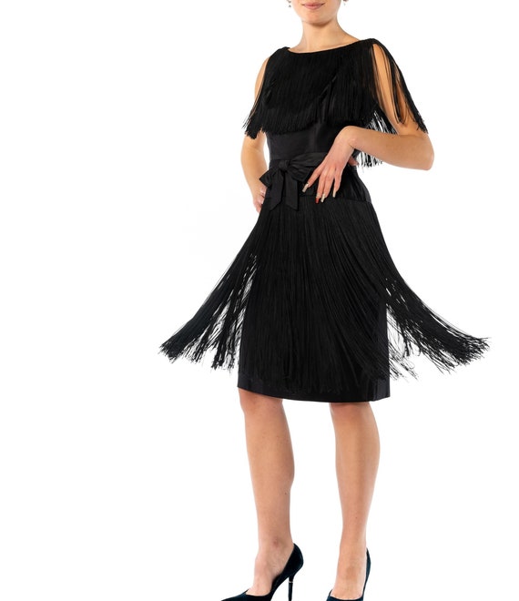 black duchess satin dress Black Polyester Duchess Satin