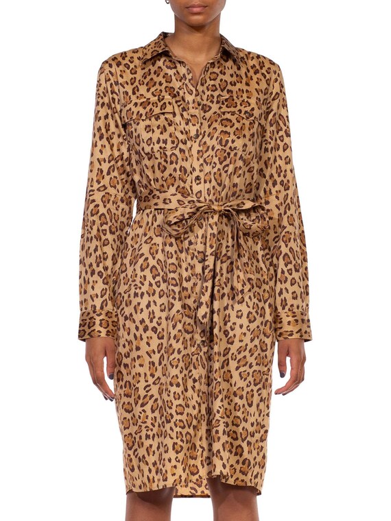 ralph lauren leopard robe