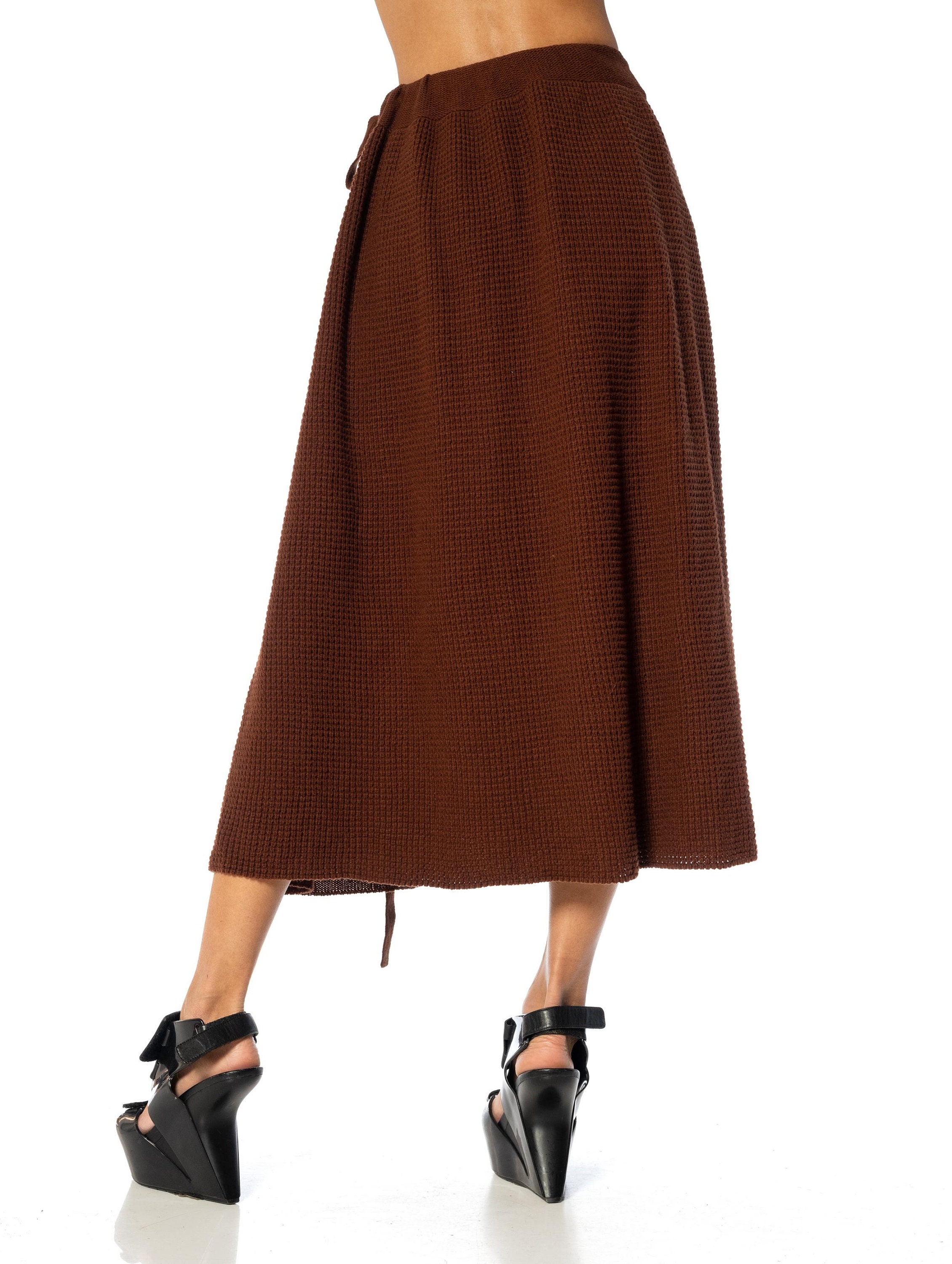 スカート Yohji Yamamoto 90s Wool Knit Skirt Vintage Yohji - In Spades