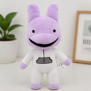 2026 New Intern Bunny Plush, Cute Animal Hospital Plushie Toy, Horror Game Inspired Collectible Gift for Fans, Birthday Christmas
