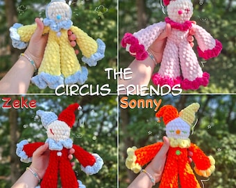 Amigos del circo Amigurumi