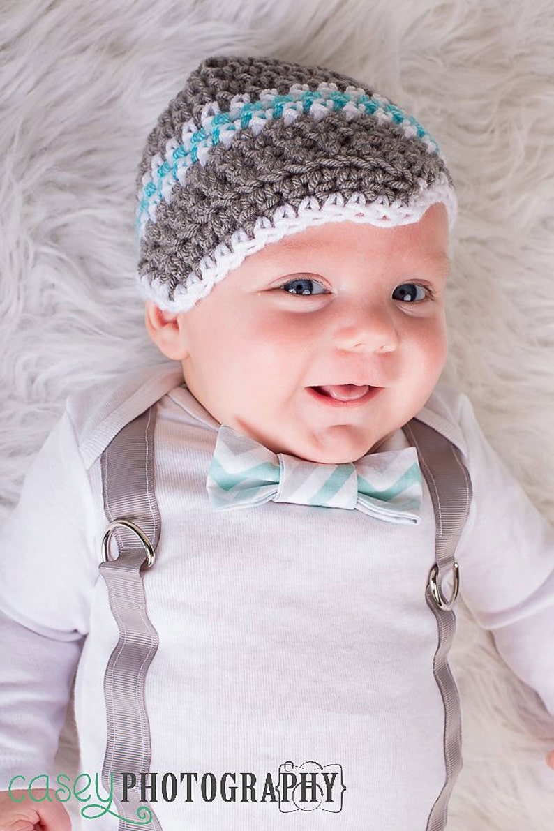 Baby Boy Bow Tie One Piece Bodysuit with Suspenders and Etsy