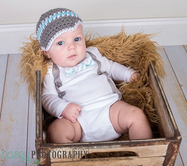 Baby Boy Bow Tie One Piece Bodysuit with Suspenders and Etsy