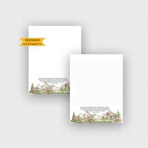 NEW**JW Letterwriting paper, Instant Digital Download