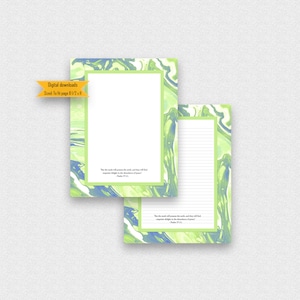 Papel de escritura de cartas JW para hermanos, Descarga instantánea