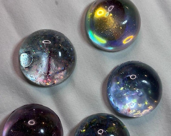 Dark Galaxy Resin fridge magnets