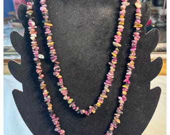Multicolor Chip 36-Inch Necklace