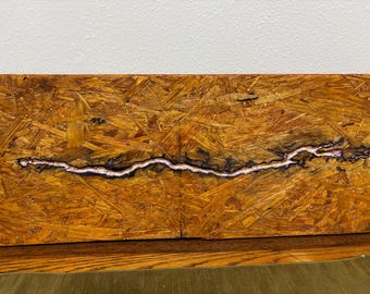Fractal Lightning Wood Panel