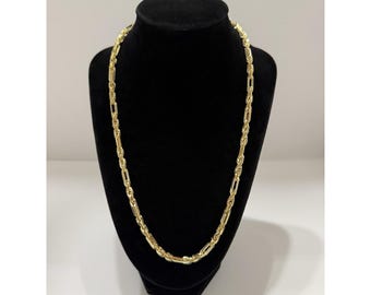 milano chain necklace 18k gold filled 20 inch 5mm lobster clasp