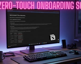 Protocole d'intégration client pour les agences - Système d'automatisation dans Notion