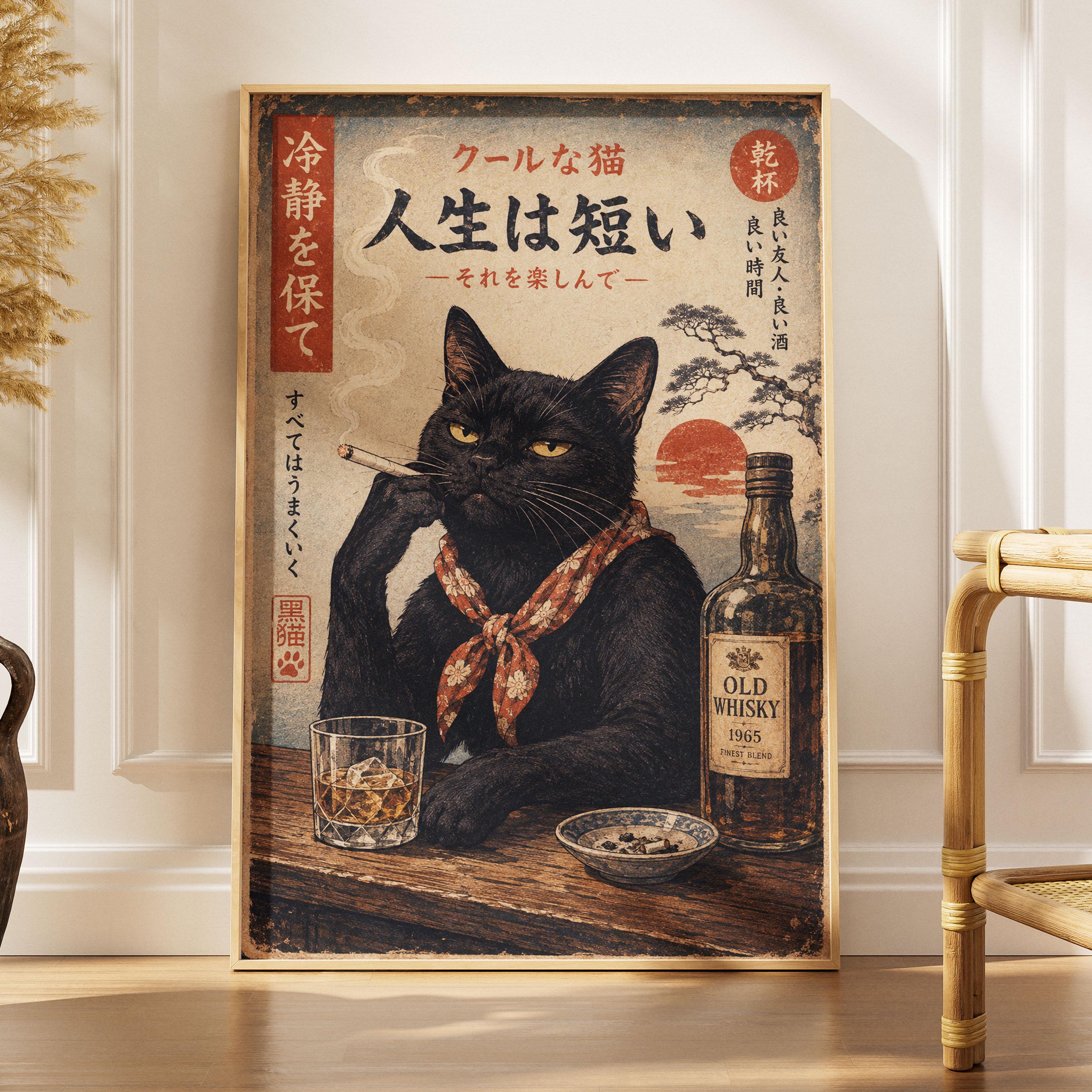 Japanese Whiskey Poster - Etsy