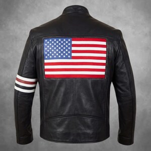 Peter Fonda Easy Rider Jacket, Captain America Chopper Biker Leather Jacket