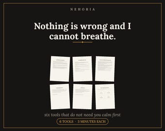 Strony dziennika lęku do druku, arkusze ćwiczeń z technikami uziemienia, umiejętności radzenia sobie 5-4-3-2-1 (PDF), narzędzia uspokajające w chwilach lęku