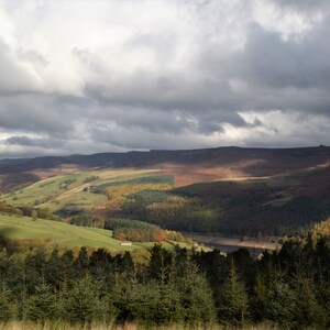Hope Valley Sunshine & Shadows.  A Photographic Print.