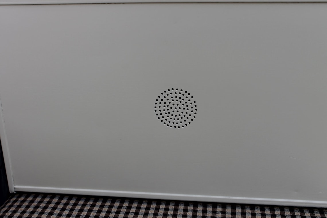 Vintage Metal Bread Box Upcycled Farmhouse Rustic Kitchen Etsy