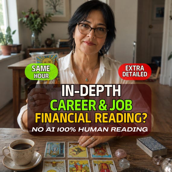 Career Tarot Reading, Accurate Psychic Job Insight, Money Guidance Digital PDF Report