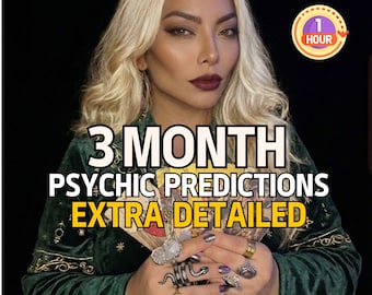 3 Month Psychic Predictions | Future Tarot Reading | Detailed Quarterly Energy Forecast PDF