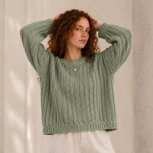 PDF File for Crochet Pattern (English), Dresden Sweater, Pictures Tutorials Included, Crochet Seamless Sweater, Crochet Jumper