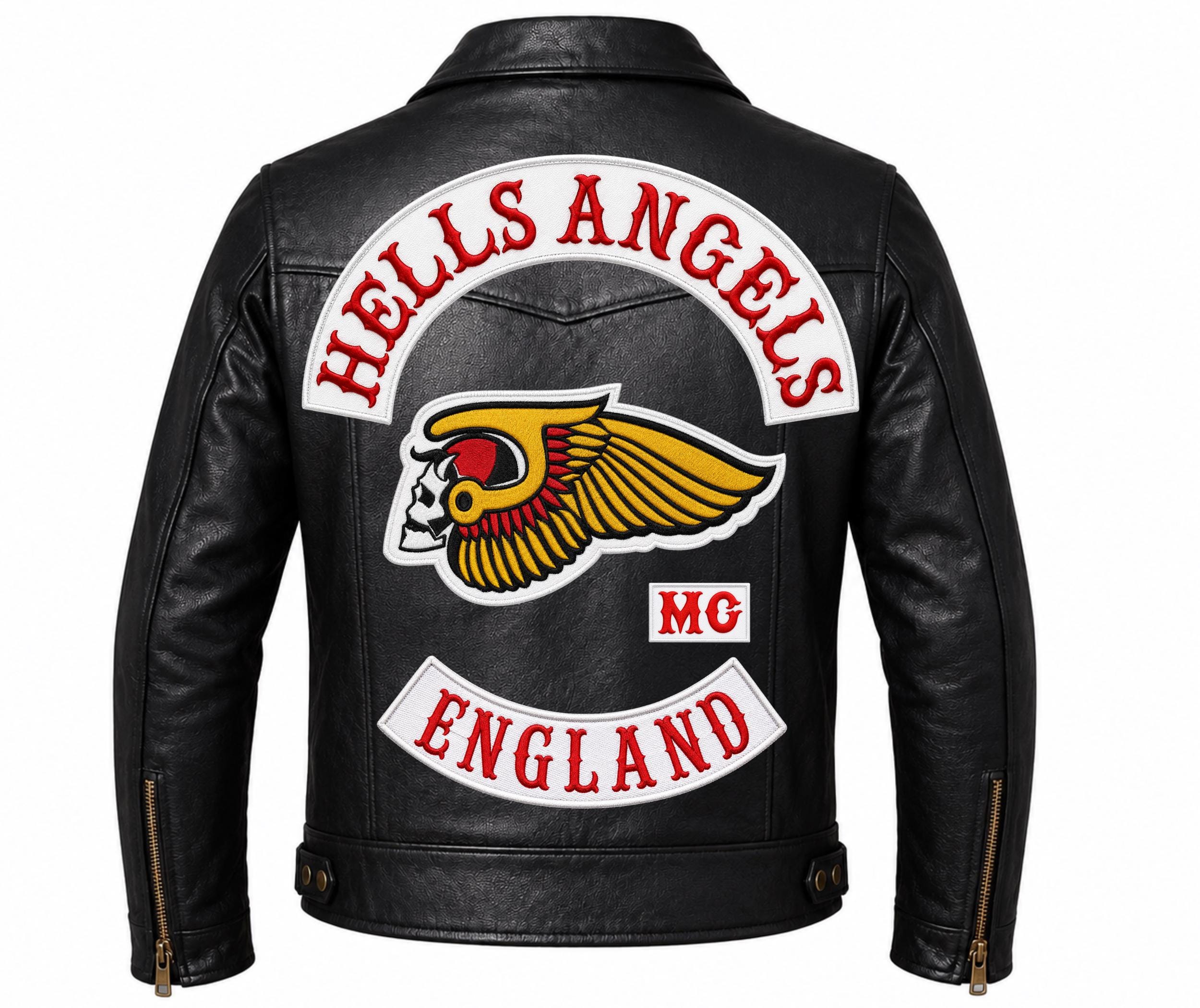 Hells Angel Leather Jacket - Etsy