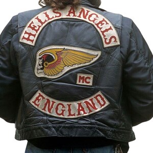 Hells Angels Montreal Leather Vest | Black Motorcycle Biker Vest | MC Back Patch | Genuine Leather Riding Vest