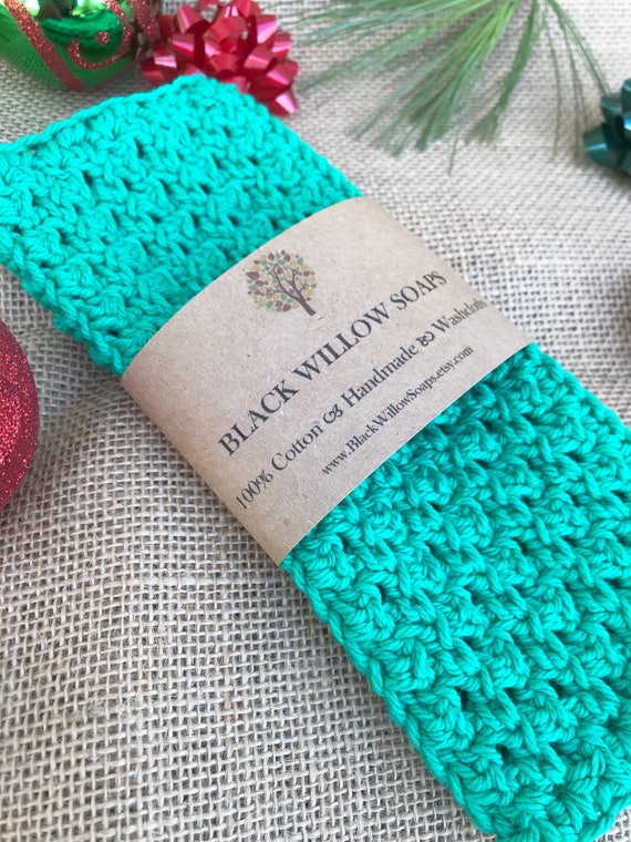 Mod Green Crochet Cotton Washcloth Christmas Crochet Cloth Holiday Seasonal Decor Guest Bathroom Washcloth Face Wipes Mod Green Crochet Cotton Washcloth Christmas Crochet Cloth Holiday Seasonal Decor Guest Bathroom Washcloth Face Wipes