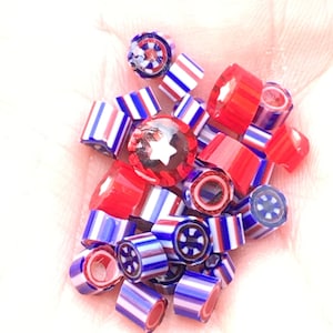 Red, White and Blue Murrini Blend coe104