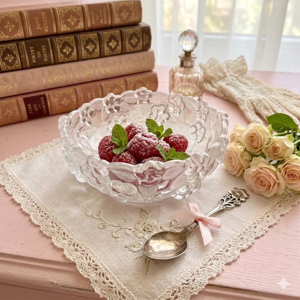 【ヴィンテージ】walterGlas社クリスタルガラス製 長角　花柄プレート Walther Glass Crystal - Etsy
