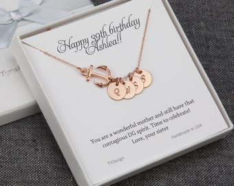 Personalized sideways anchor Necklace,custom initial jewelry,hope strength anchor,Sailors Anchor,Wedding Jewelry,Bridesmaid gift,mother gift