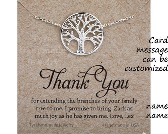 Tree of life Necklace,Mother's day gift,Gift for mother,Mother of the groom, mother in law gift, gift from bride to mom, tree of life