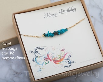 Delicate gemstone bar bracelet,beaded birthstone jewelry,minimal bracelet,Custom gemstone gift,birthday gift,mother gift,custom jewelry note