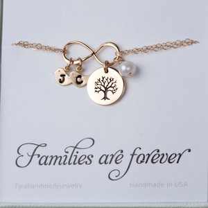Family tree bracelet,Tree of life bracelet,Infinity love family bracelet,Bird bracelet,Mother jewelry,Grandma,Personalized,Family bracelet