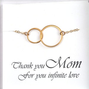 Mother In Law Gift, Mother of Groom Gift, Mother In Law Necklace, To Mom From Daughter,mother of bride gift,Karma necklace
