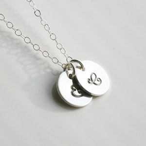 Two Initial Necklace,sterling silver,rose gold,custom font,Couple initials,sister initials,kid initials,Friendship gift,Mother&#39;s Day gift