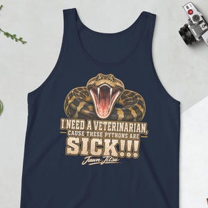 Lustiges Python-Tanktop | Gewichtheben, Bodybuilding, Fitness-Trainingsshirt