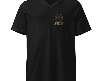 Unisex Short Sleeve V-Neck T-Shirt