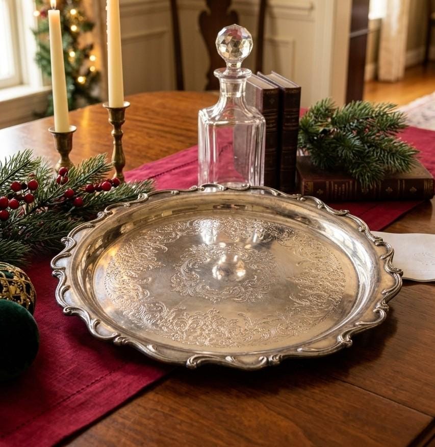 Webster Wilcox Silver Tray - Etsy