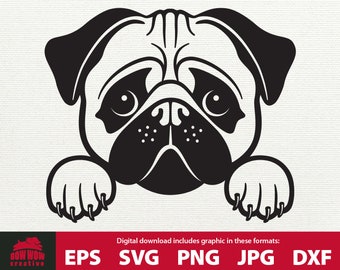 Download Pug Mom Svg Etsy