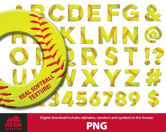 Softball Clip Art Etsy
