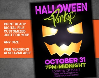 Trunk or Treat Flyer INSTANT DOWNLOAD / Halloween Template