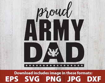 Download Proud Army Mom svg cutting file proud army mom clipart clip | Etsy