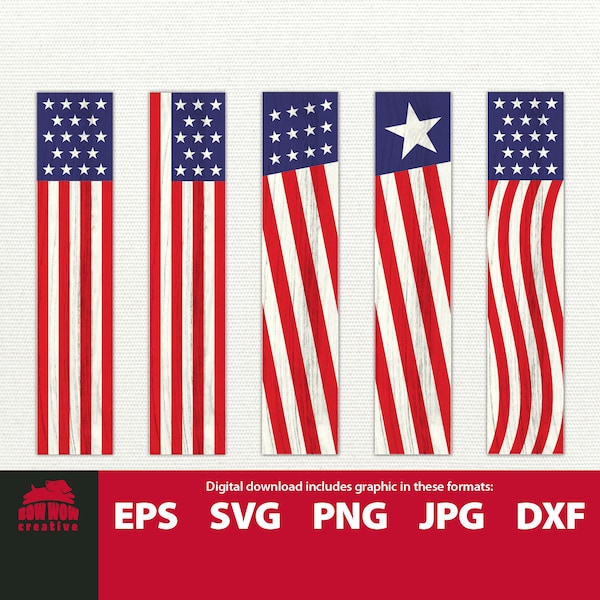 United States American Flag Porch Sign svg bundle farmhouse porch sign svg stars and stripes US flag tall vertical leaner sign cutting file