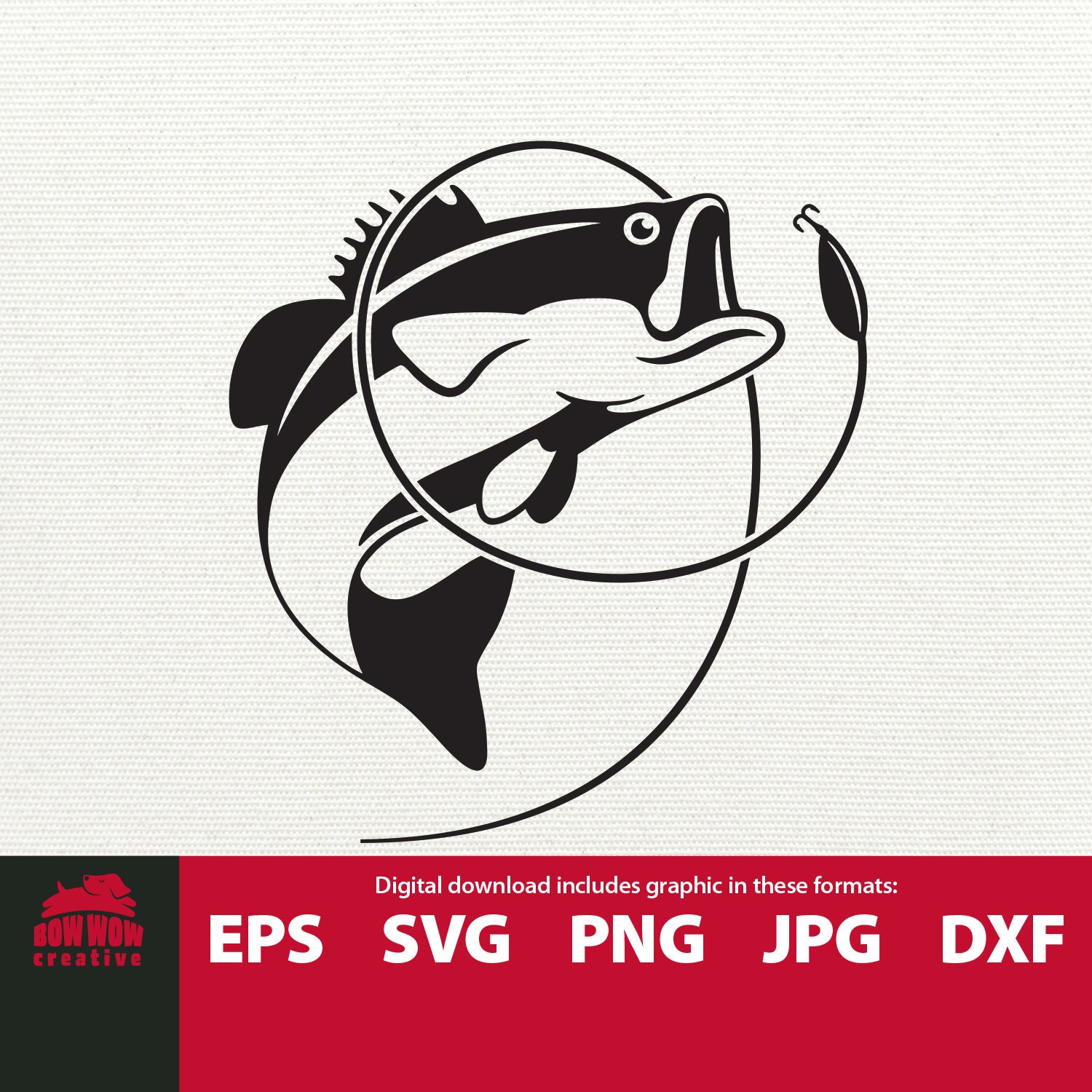 Download Jumping Bass Svg Fish Clip Art