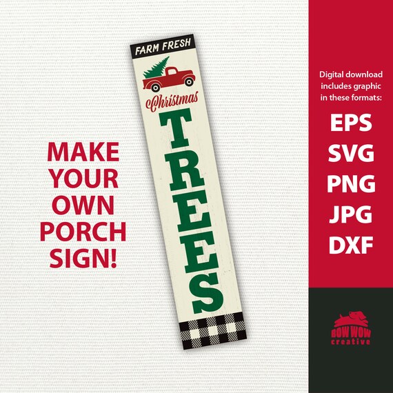 Download Free Christmas Porch Sign Svg Vertical Christmas Sign Christmas Etsy SVG DXF Cut File