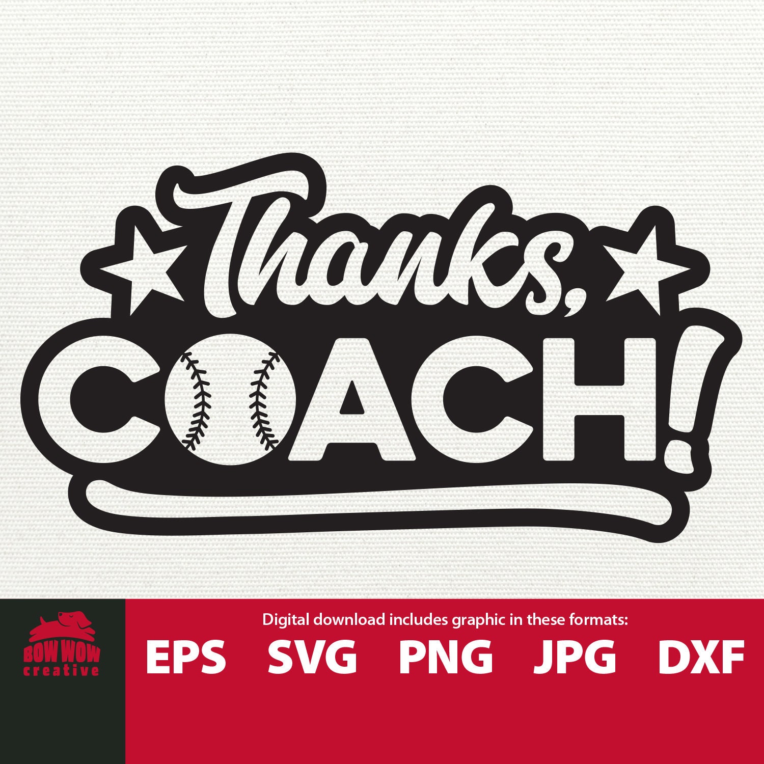 Thanks Baseball Coach Svg Thanks Softball Coach Svg Gift for Baseball ...