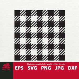 Buffalo Check Muster Svg Büffel karierten Svg Muster karierte Muster überprüfen Muster Schachbrett Muster schwarz und weiß überprüfen wiederholen Svg eps