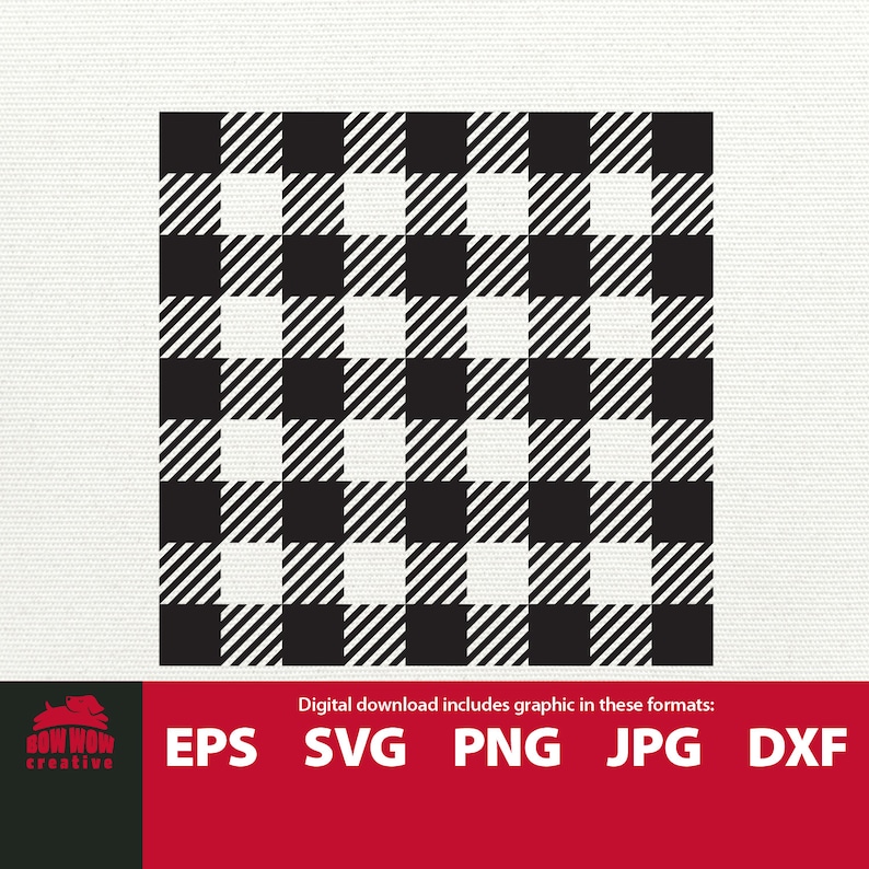 Buffalo Check pattern svg buffalo plaid svg pattern plaid | Etsy