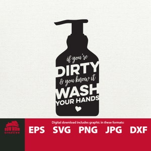 Wash your hands SVG bathroom svg wash your hands sign svg bathroom decor bathroom quote svg bathroom wall decal svg wash your hands wall art